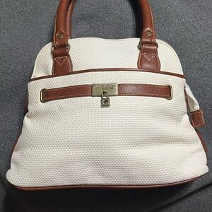White Stag Cream and Brown Satchel